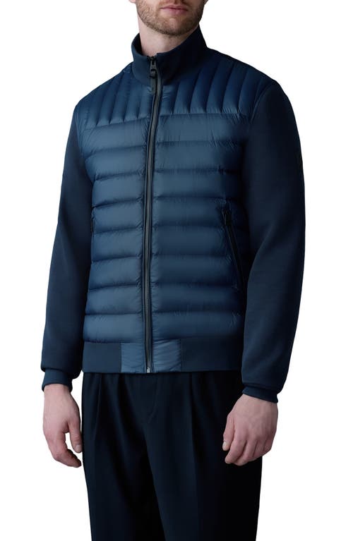 Mackage Collin-r Quilted Down Puffer Jacket In Navy