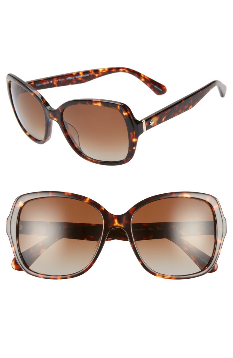 kate spade new york karalyns 56mm polarized sunglasses | Nordstrom