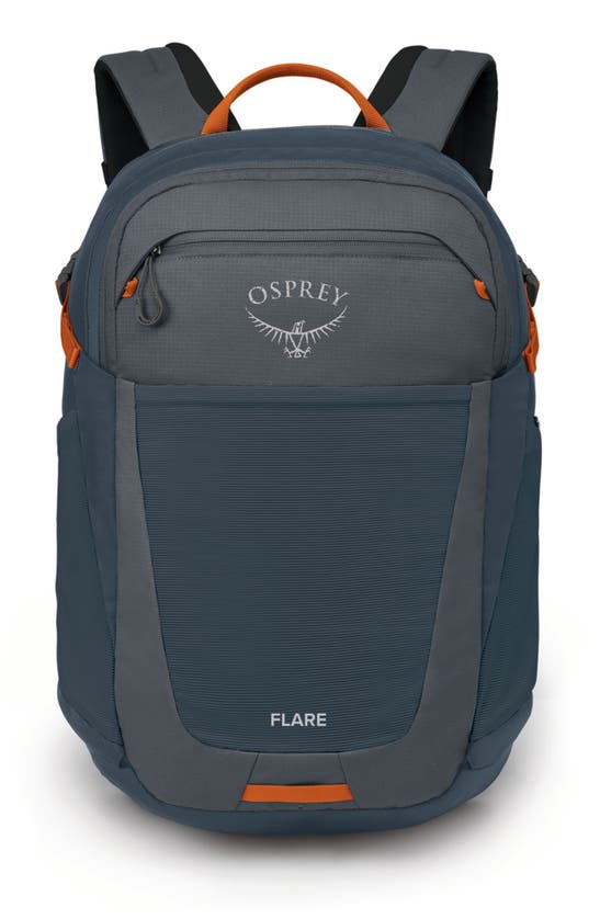 Osprey Flare 27-liter Backpack In Tungsten Grey/ Blue