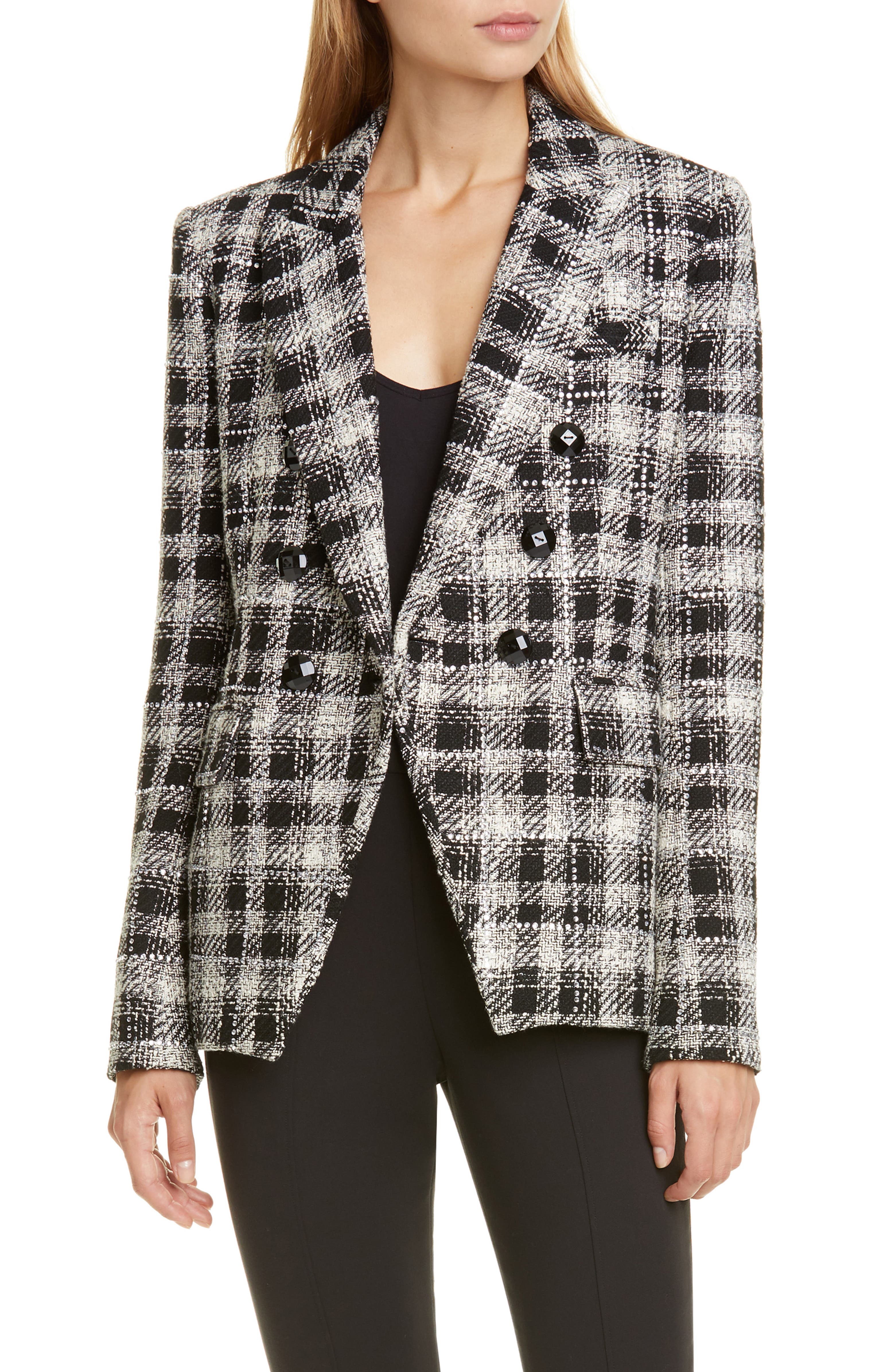 Veronica Beard Miller Embellished Tweed Dickey Jacket | Nordstrom