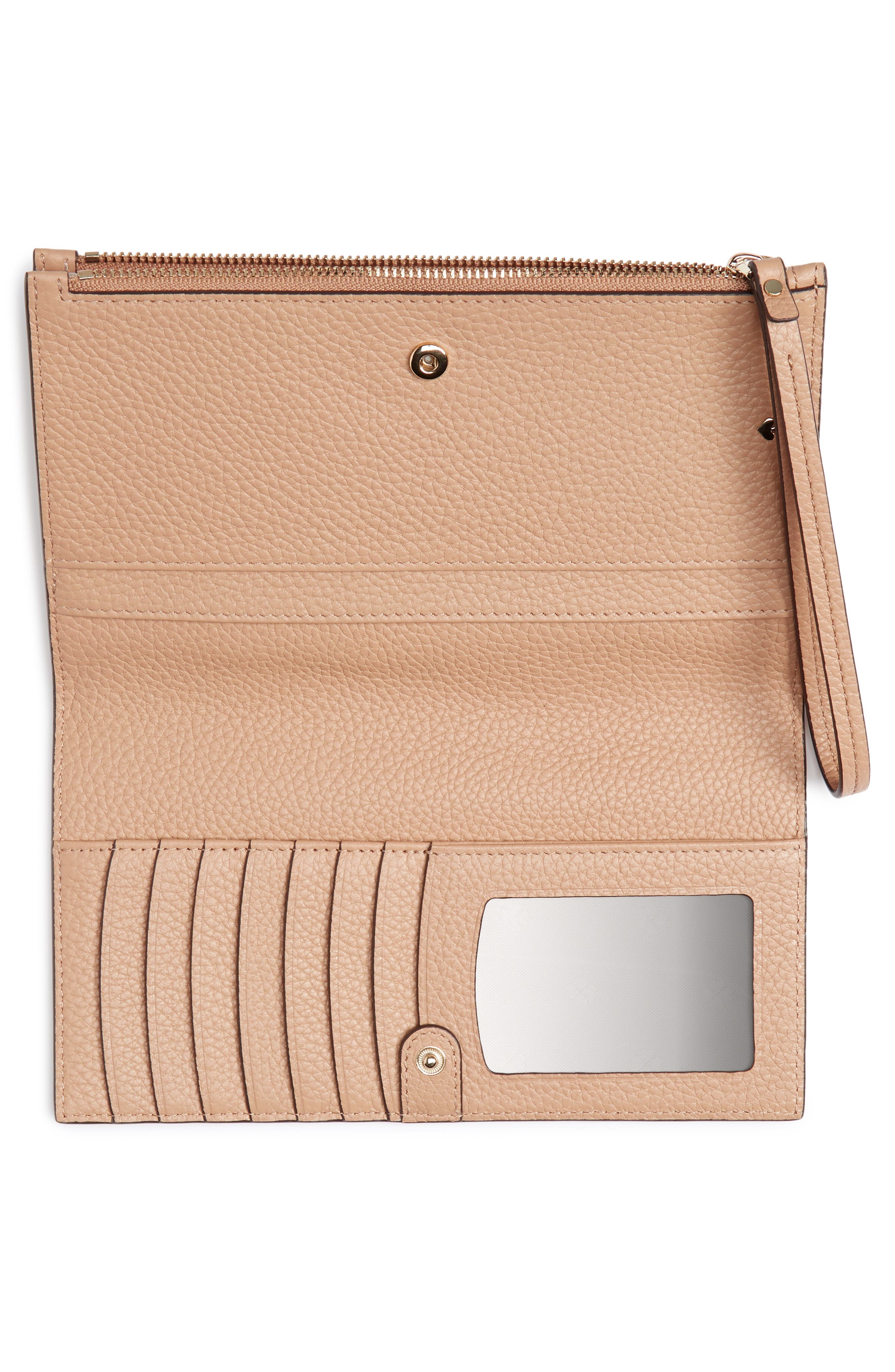 kate spade new york shirley large leather wristlet Nordstrom Rack