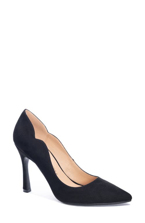 Chinese Laundry Spice Pointed Toe Pump In Blue