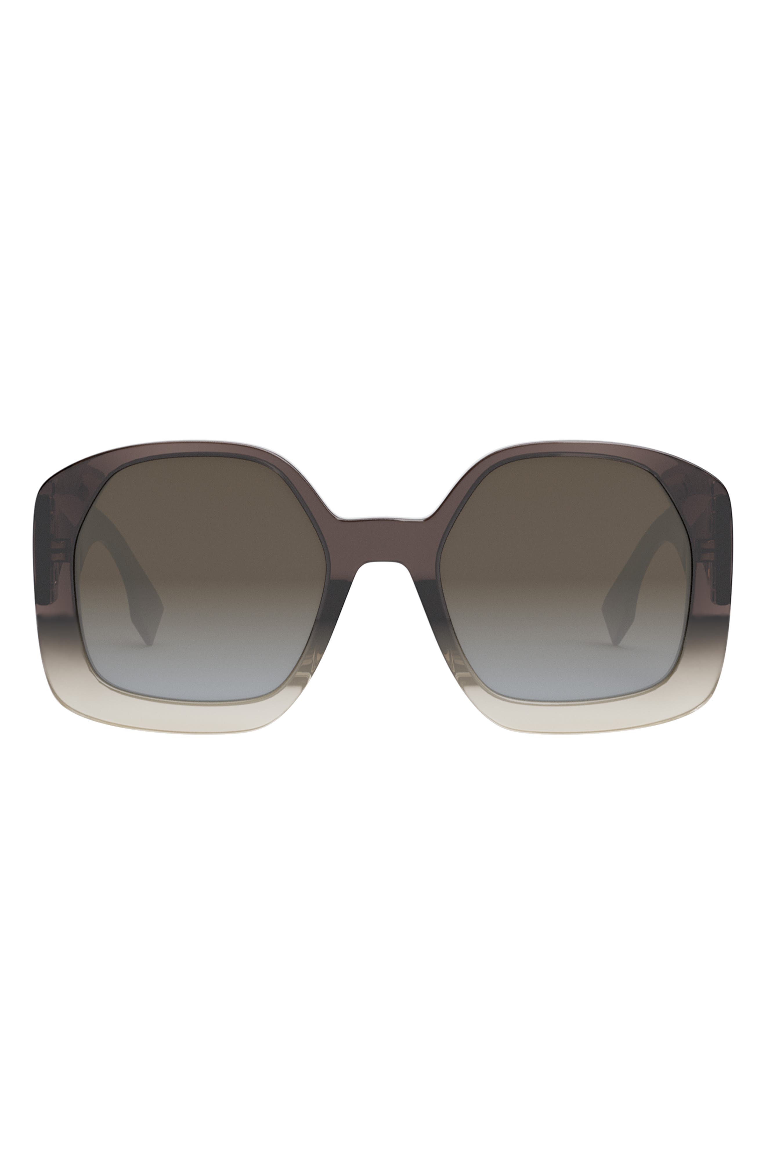 Fendi - O'Lock - Rectangular Sunglasses - Black - Sunglasses