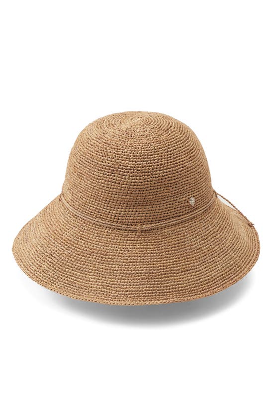 HELEN KAMINSKI RAFFIA CROCHET BUCKET HAT