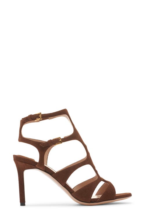 Tom Ford Paradis Cage Sandal In 1b039 Dark Whisky