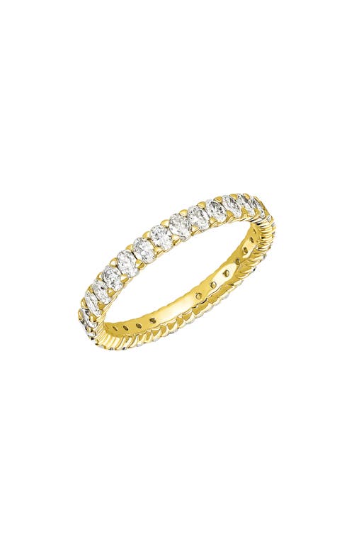 Audrey Oval Diamond Eternity Ring in 18K Yellow Gold