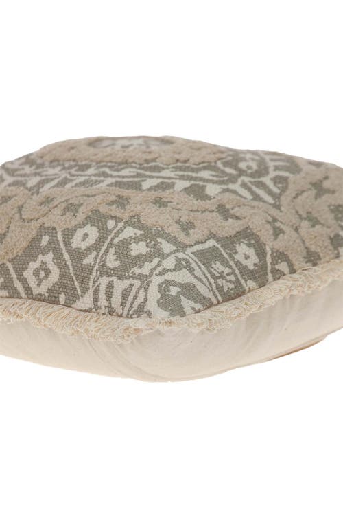 Parkland Collection Abu Cotton Throw Pillow In Beige