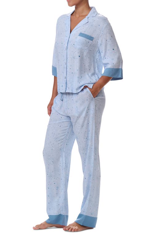 Shop Splendid Print Pajamas In Hghway Celestial