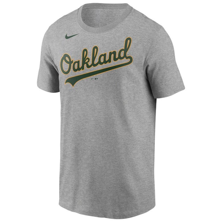 Khris Davis Oakland Athletics Nike Name & Number Team T-Shirt - Heathered Gray
