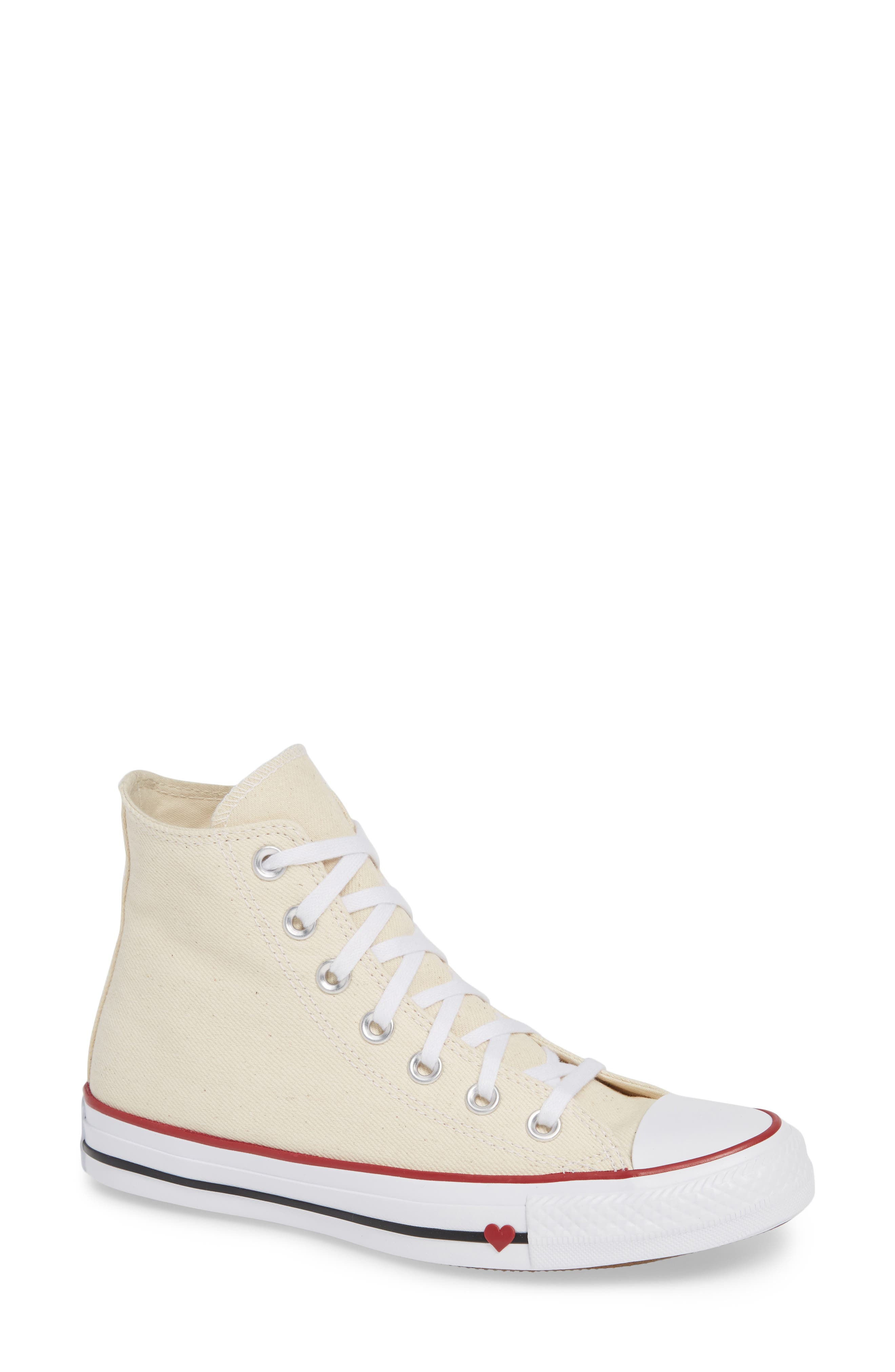 Converse Chuck Taylor All Star High Top Sneaker, Ivory