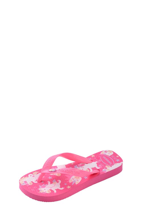 Havaianas Kids' Fantasy Flip Flop In Pink Flux