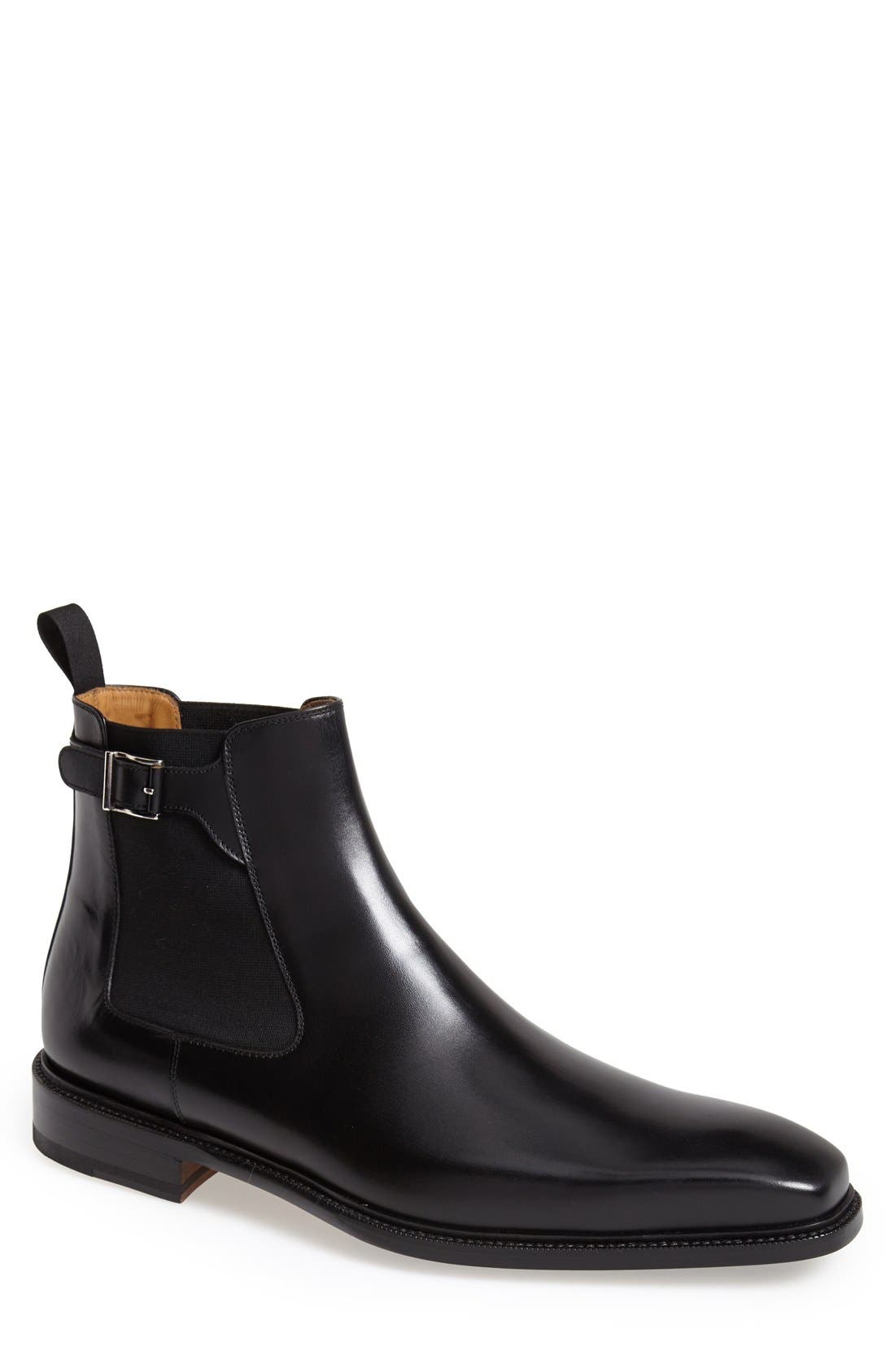 magnanni chelsea boots black