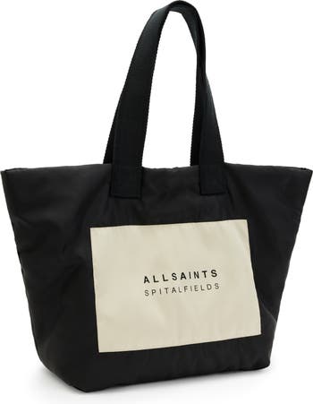 AllSaints Tierra Tote Bag in Black/White