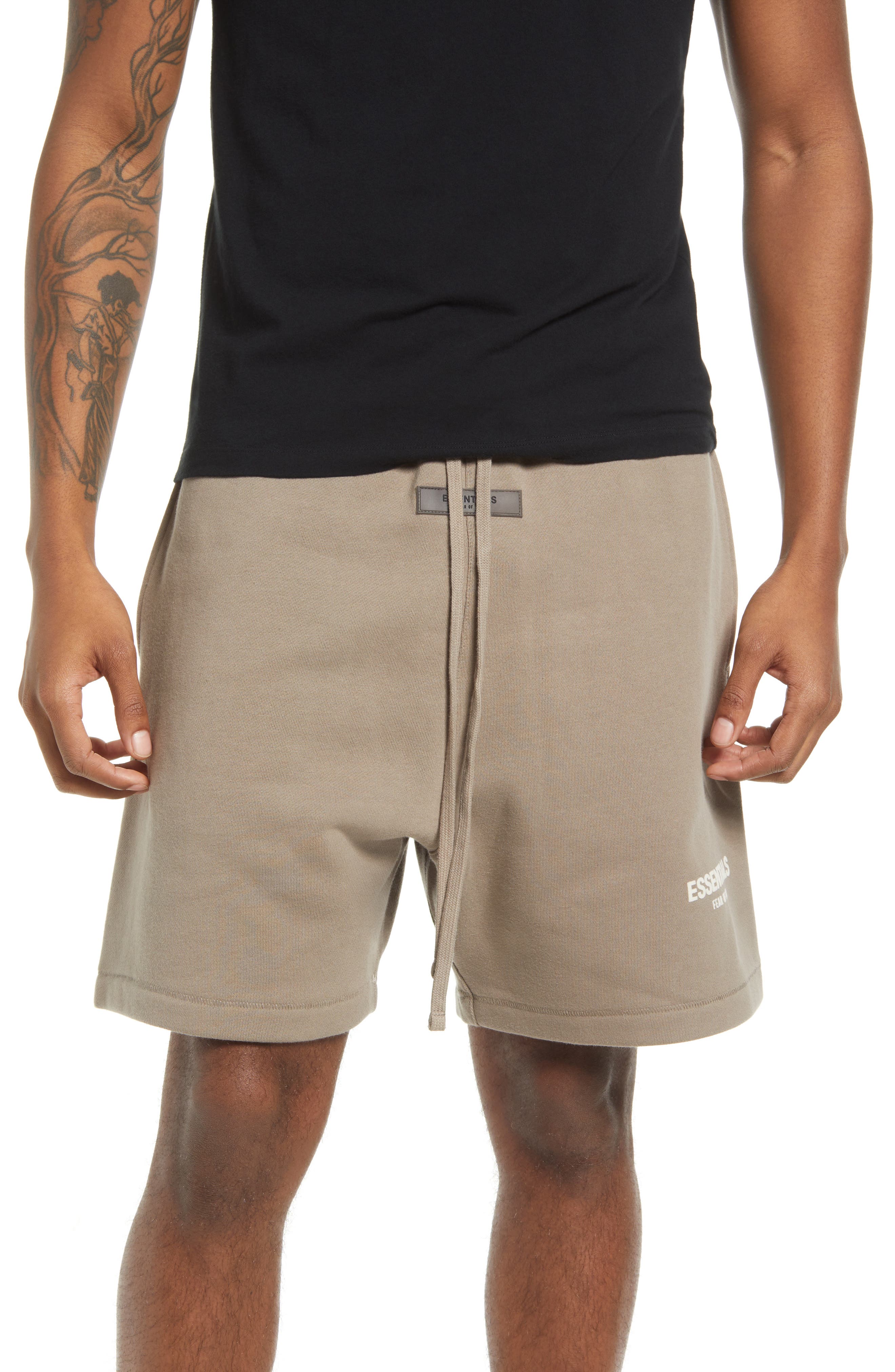 essentials fear of god sweat shorts