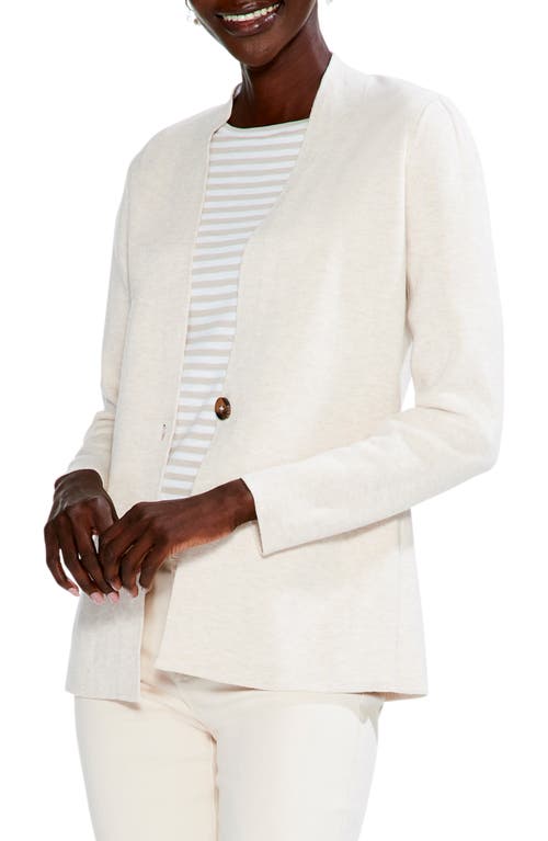 NIC+ZOE Femme Cotton Blend Jacket in Sandshell