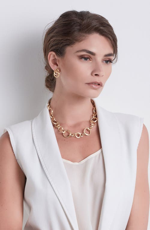 MARCO BICEGO MARCO BICEGO JAIPUR GOLD 18K YELLOW GOLD LINKED EARRINGS