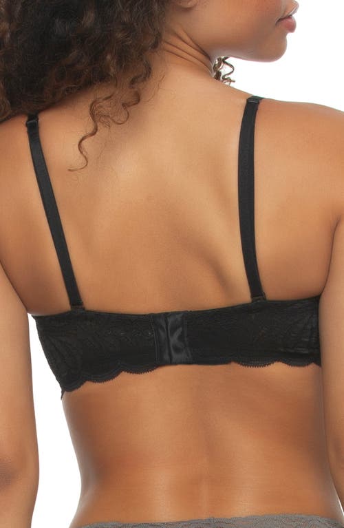 Shop Felina Peridot Covertible Underwire Bra In Black