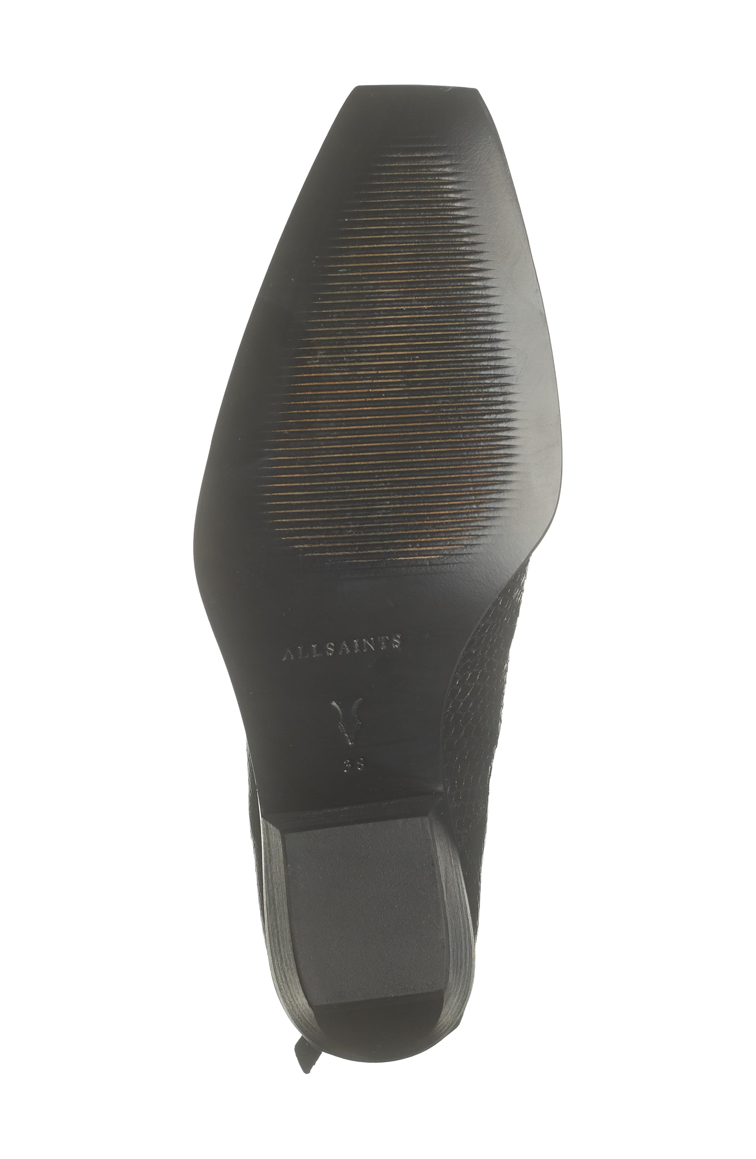 AllSaints Lenora Snake Embossed Leather 