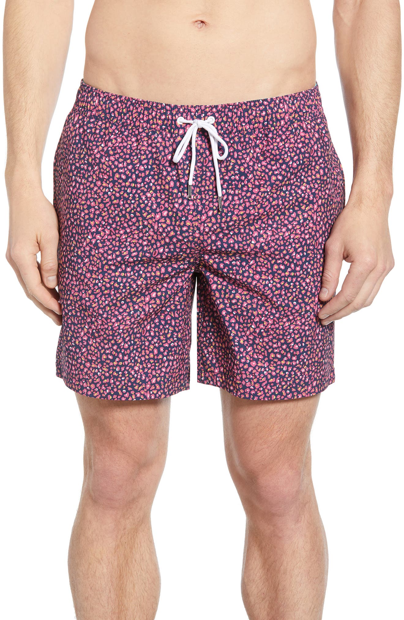 Bonobos E-Waist 7-Inch Swim Trunks Pink
