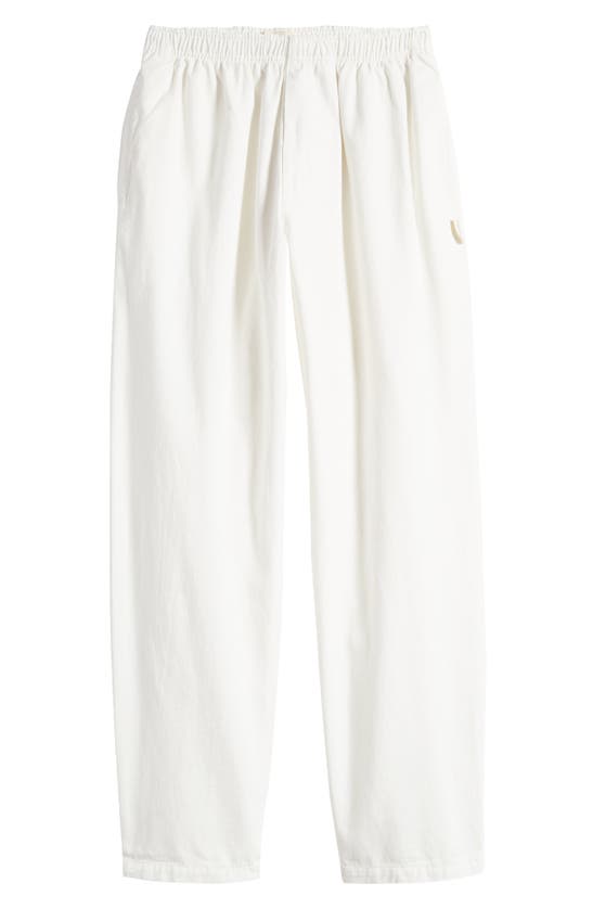 Shop Museum Of Peace And Quiet Museum Of Peace & Quiet Leisure Cotton Twill Pants In Bone