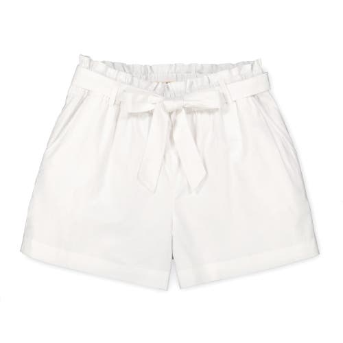 Shop Hope & Henry Womens' Cinched Waist Short In White Linen