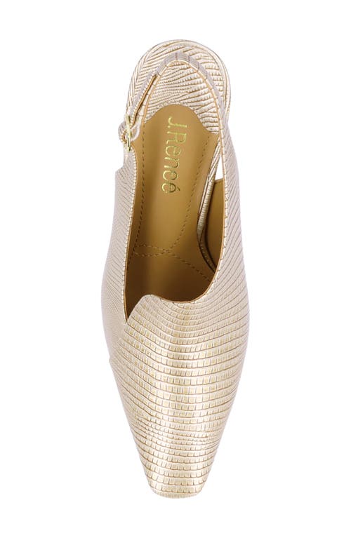 Shop J. Reneé Prissy Slingback Pump In Pearl