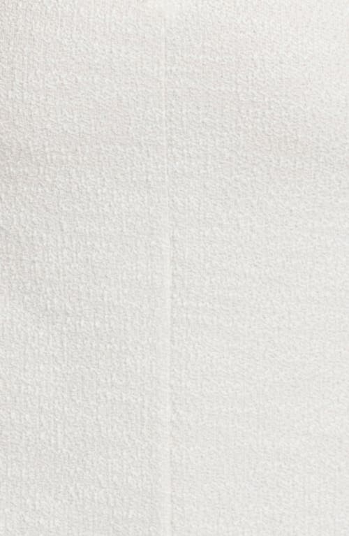 Shop Seraphine Tweed Maternity Dress In Ecru