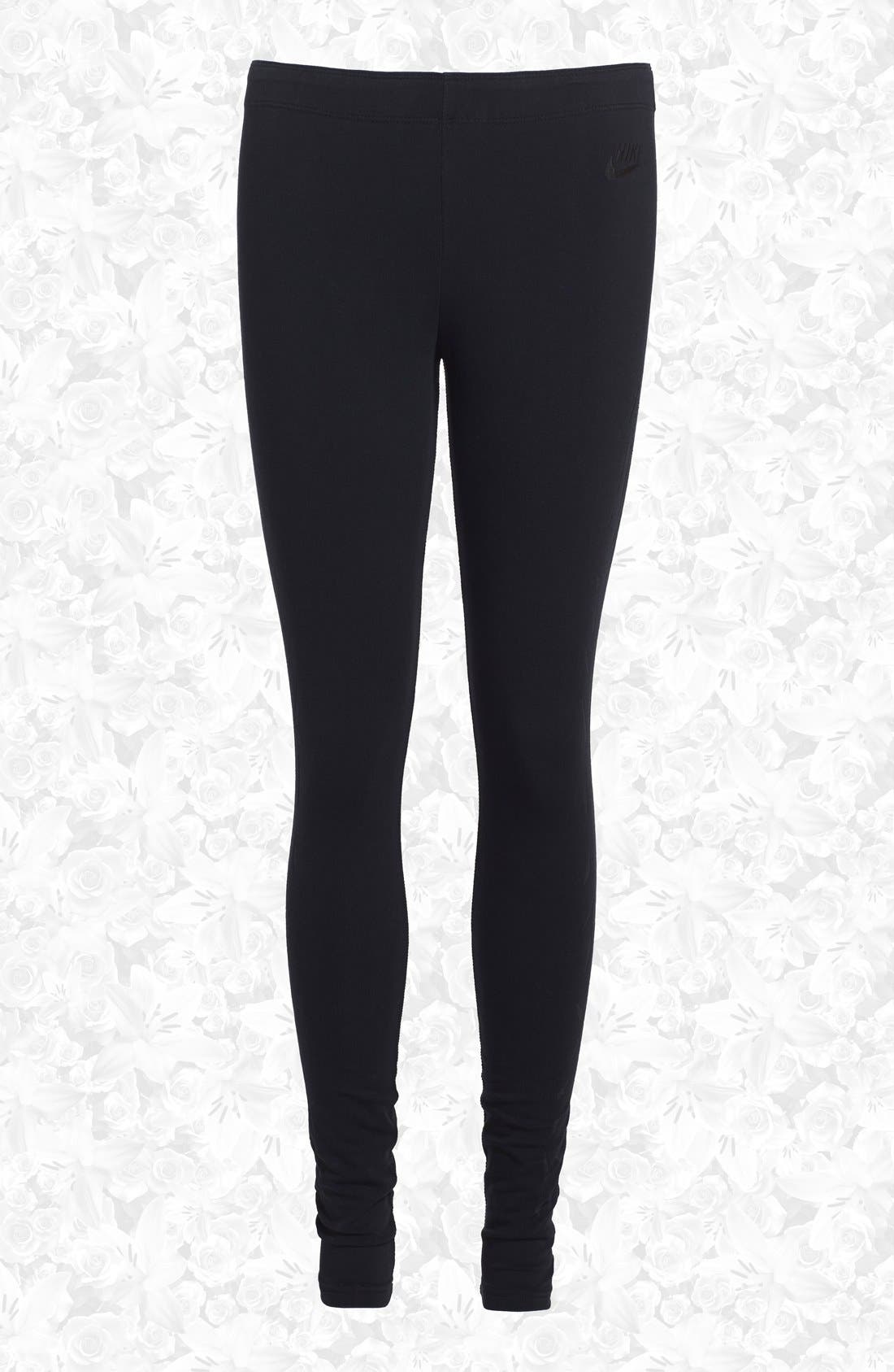 Nike 'Joli' Organic Cotton Blend Running Tights (Women) Nordstrom