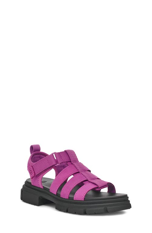 Shop Ugg(r) Kids' Ashton Fisherman Sandal In Mangosteen