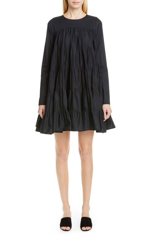 Merlette Soliman Tiered Minidress in Black | Smart Closet