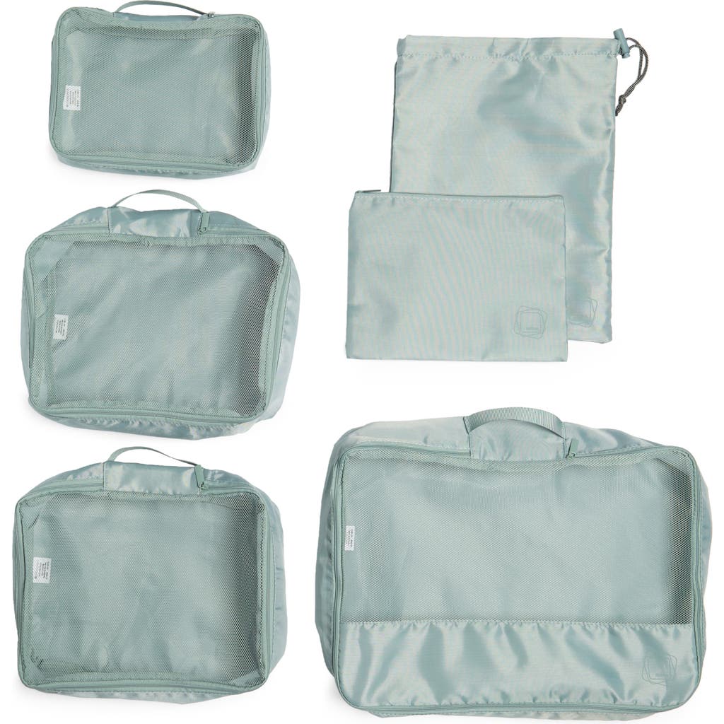 Mytagalongs Set Of 6 Packing Pods In Seagreen