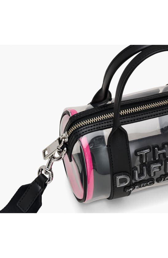 Shop Marc Jacobs The Clear Crossbody Duffle Bag In Black