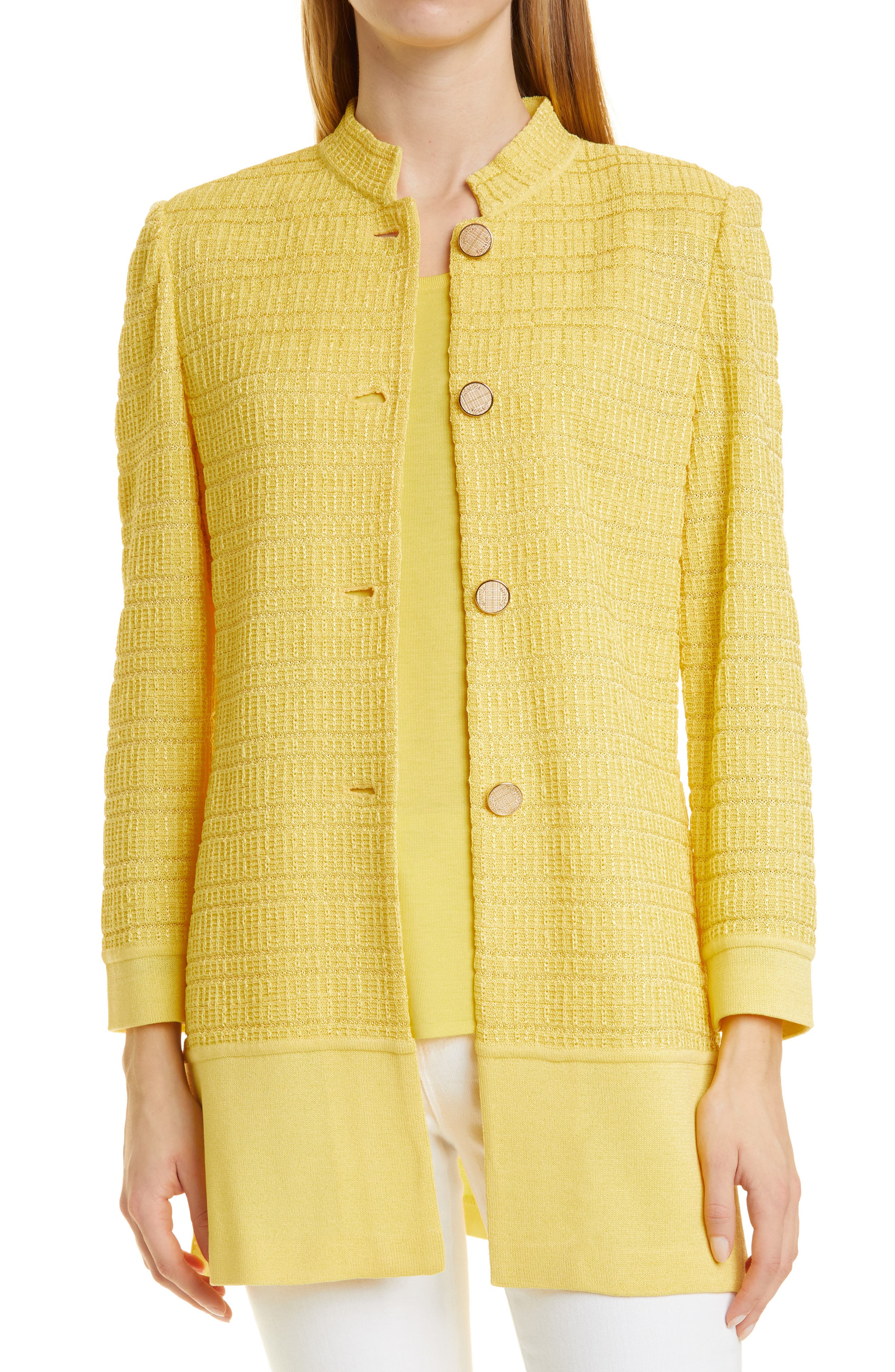 mandarin collar blazer womens