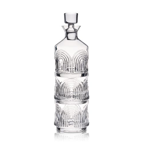 Viski Deco Beau 3-piece Crystal Stacking Decanter In Clear
