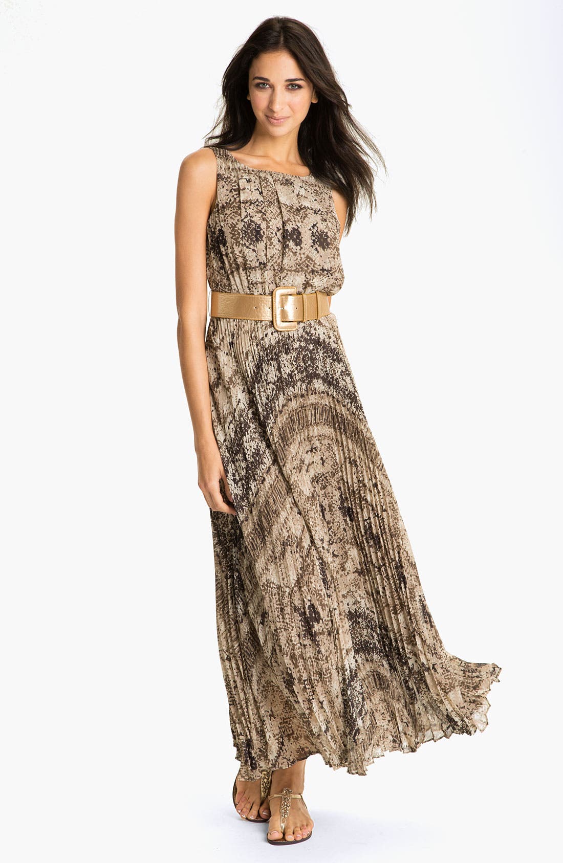 Eliza J Snakeskin Snake Print Maxi Dress | Nordstrom