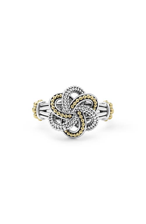 Love Knot Ring in Two-Tone