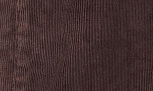 Lucky Brand Kenton Corduroy Faux Shearling Lined Trucker Jacket In Chocolate