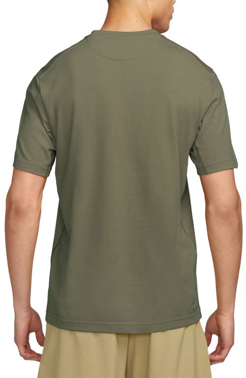 Shop Nike Primary Training Dri-fit Short Sleeve T-shirt In Medium Olive/medium Olive