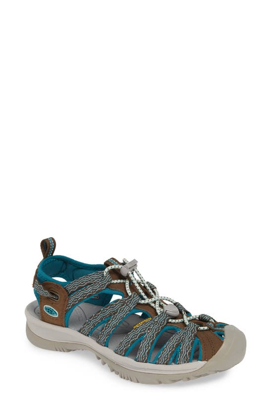 Keen 'whisper' Water Friendly Sport Sandal In Canton/ Bayou Fabric