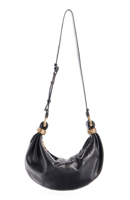 Chloé Bracelet Leather Hobo-bag In Black 001