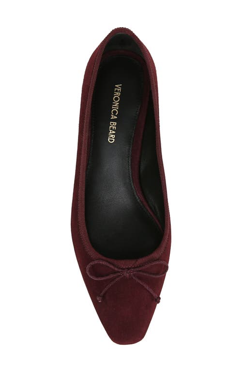 Shop Veronica Beard Cecile Square Toe Pump In Acai