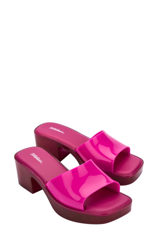 Shop Melissa Shape Sandal In Hot Pink