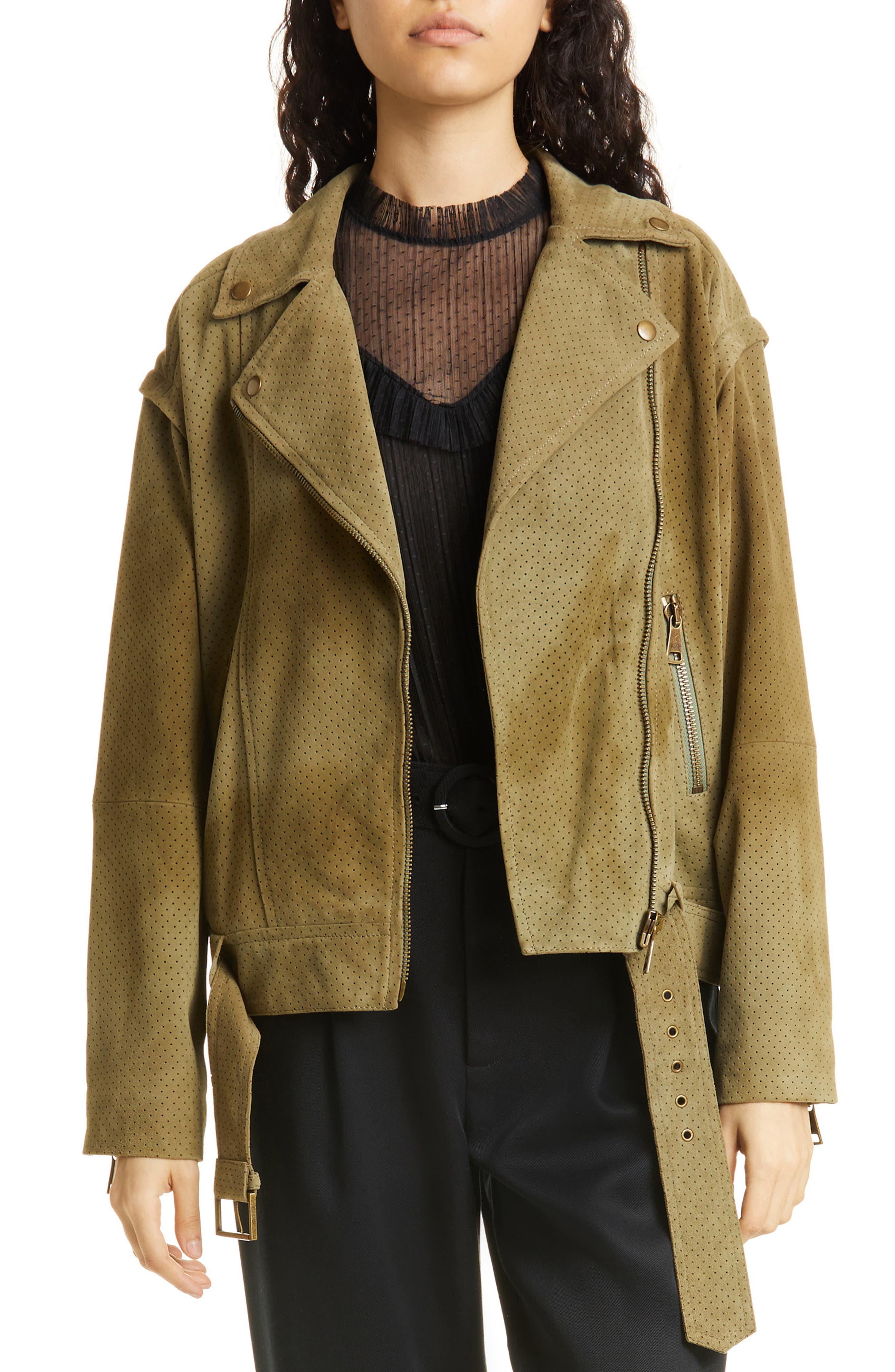 womens ted baker leather jacket