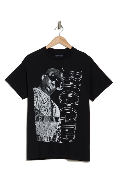 Merch Traffic Biggie Smalls Notorious B.i.g. Graphic Print T-shirt<br /> In Black