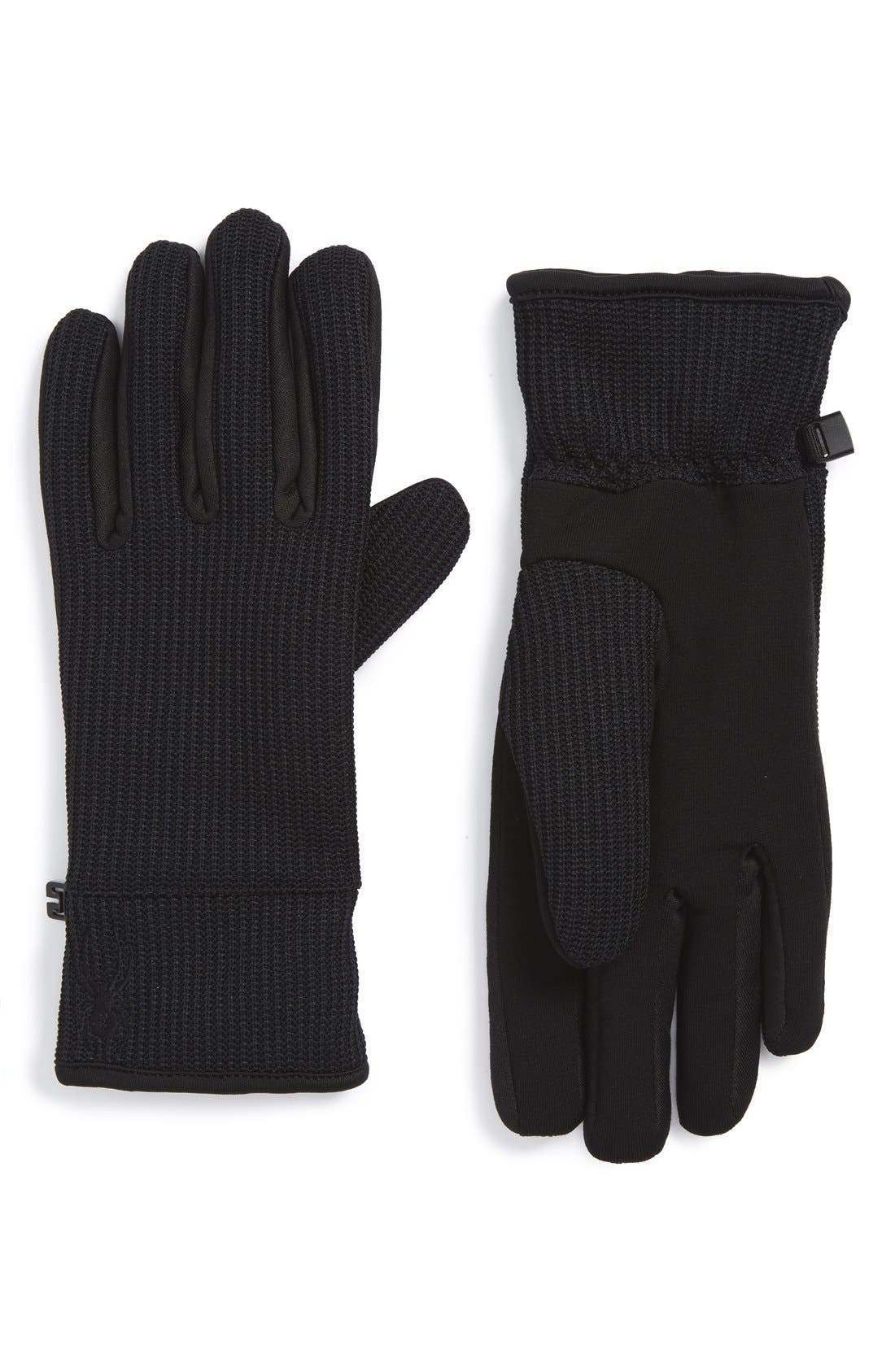 spyder men's core sweater conduct gloves