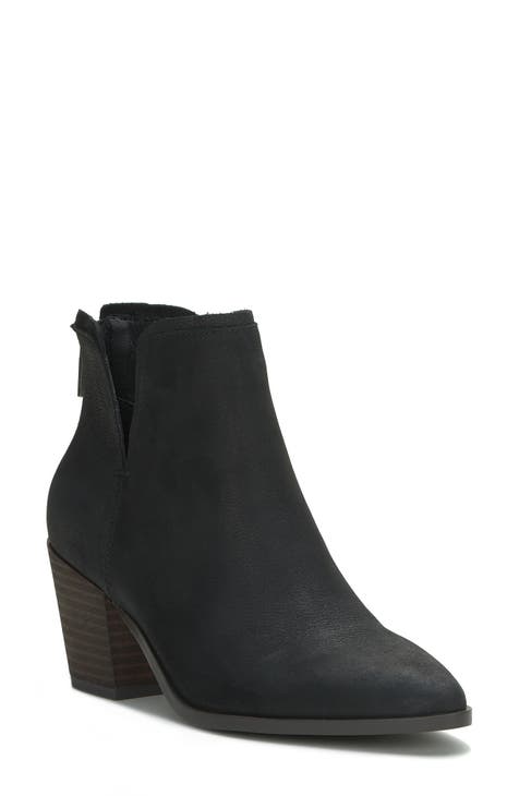 Lucky brand store faithly bootie black