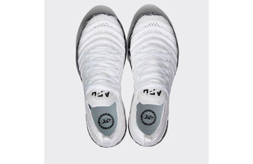 Apl Athletic Propulsion Labs Techloom Wave Sneakers In White/black/marble