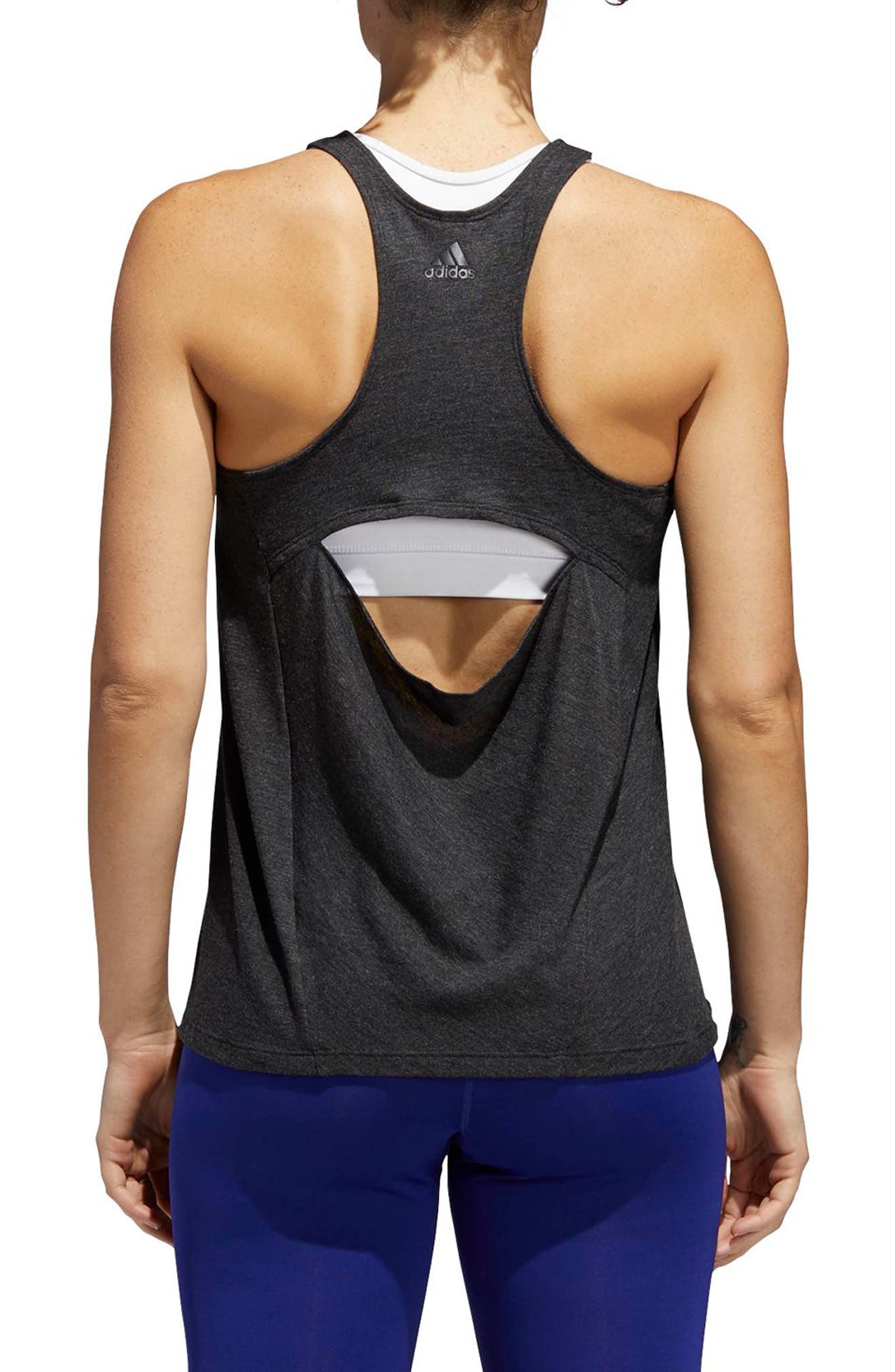 adidas open back tank