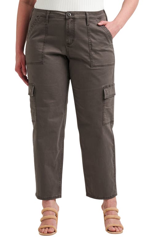 Silver Jeans Co. Suki Curvy Straight Leg Cargo Pants Grey at Nordstrom, X 29