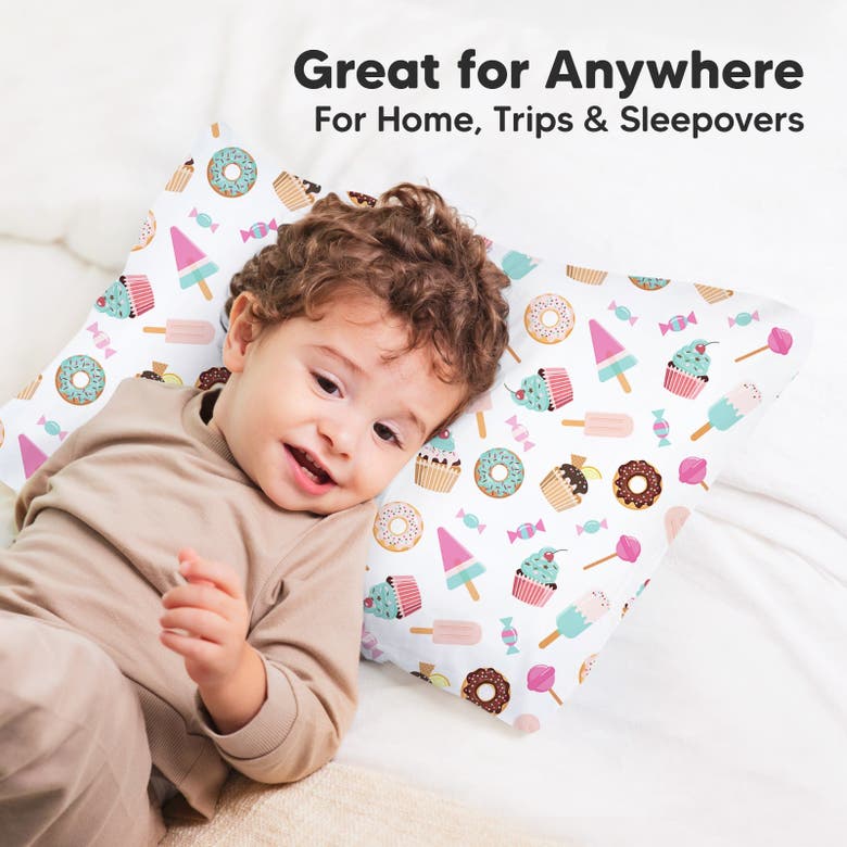 Keababies Printed Toddler Pillowcase 13x18" In Sweet Tooth